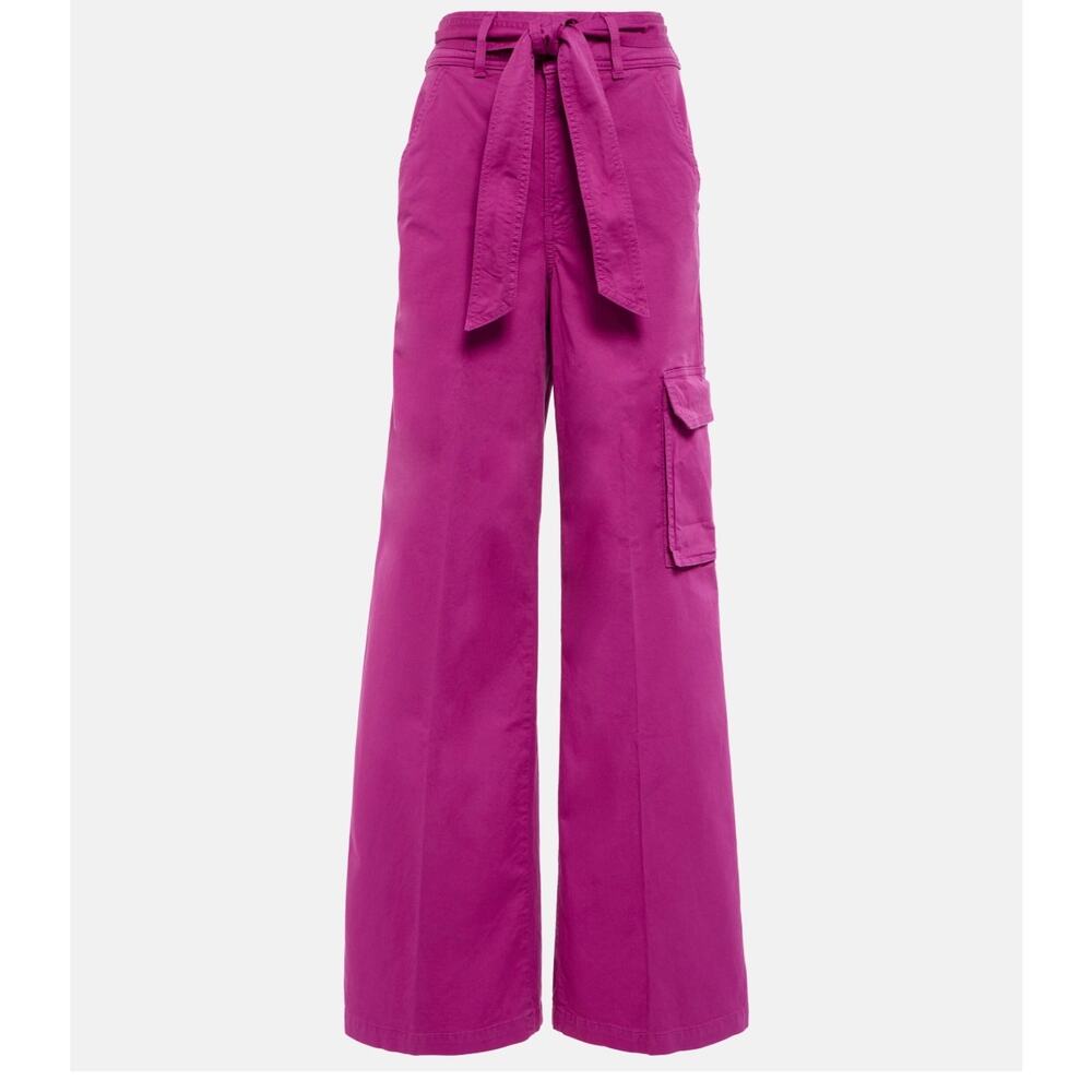 NEW NWT Veronica Beard Belisa Wide Leg Pants Bright Magenta size 26